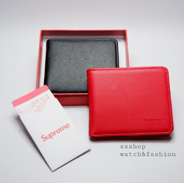 TOP46-กระเป๋าสตางค์ ผู้ชาย Supreme ไซส์เล็ก #W001
