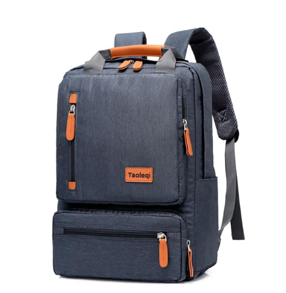 HU80-Casual Business Men Computer Backpack Light Laptop Bag Waterproof Oxford Cloth Lady Anti-theft Travel Bac