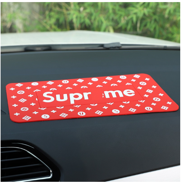 GX151-Supreme อุปกรณ์เสริมภายในรถยนต์ สําหรับโทรศัพท์มือถือ GPS แผ่นกันลื่นในรถยนต์