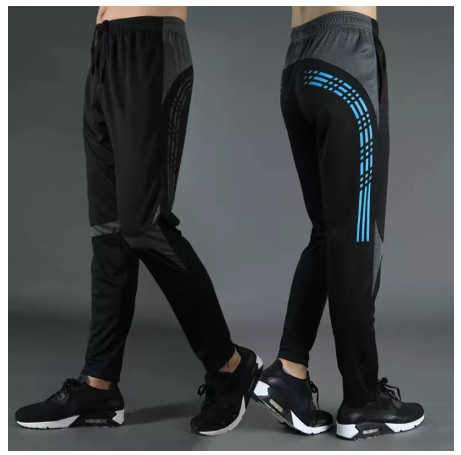 FJ80-กางเกงกีฬาผู้ชายกางเกงฝึกซ้อมฟุตบอลบาสเก็ตบอลวิ่งออกกำลังกายหลวมหลวมกางเกงลำลอง