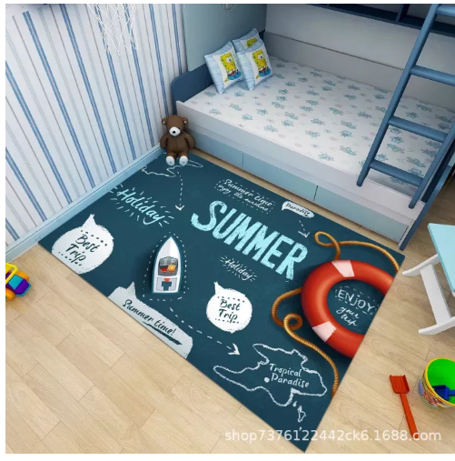 UTI54-พรมแบบ3D ขนาด80X160 พรมปูข้างเตียง พรมปูพื้นห้องนั่งเล่น พรม3มิติปูพ้นลายสวย พรม3Dผืนใหญ่ carpet พหรมใหญ่ พรมห้องพระ