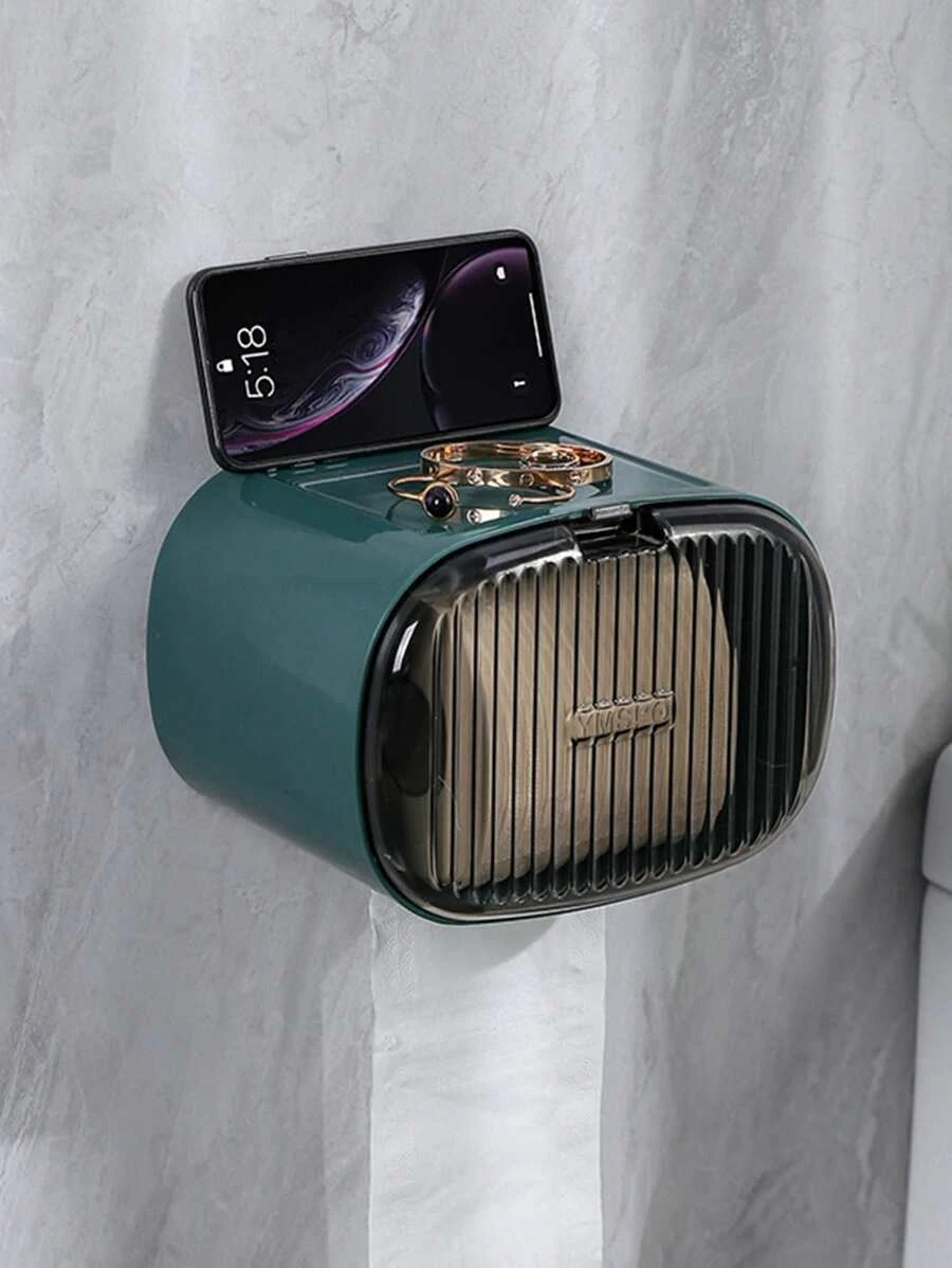 กล่องทิชชู่ ไม่ต้องพันช์ โปร่งใส 1 ชิ้น  nn-114