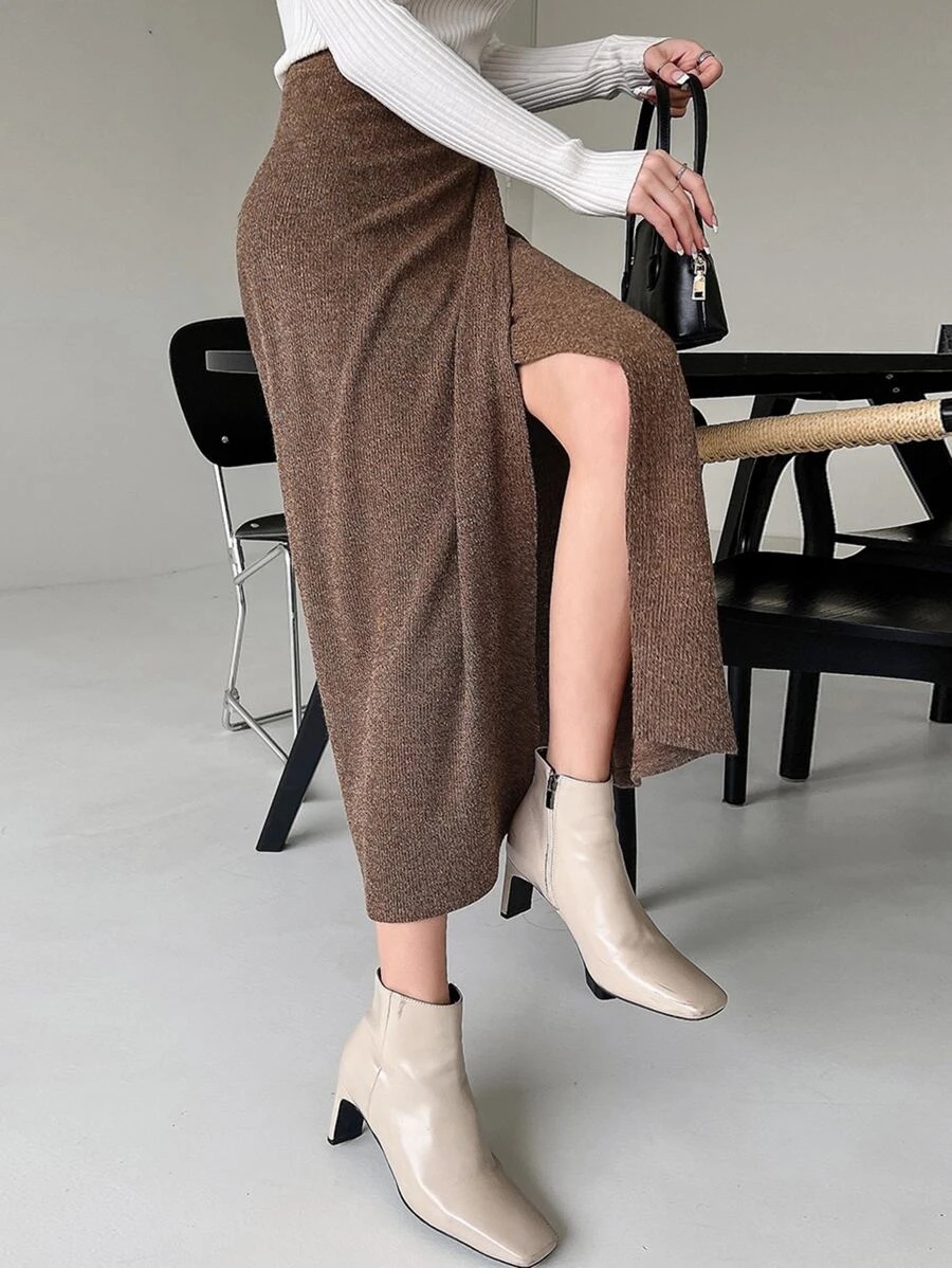 DAZY กระโปรง เอวสูง พันชายเสื้อ jj-49