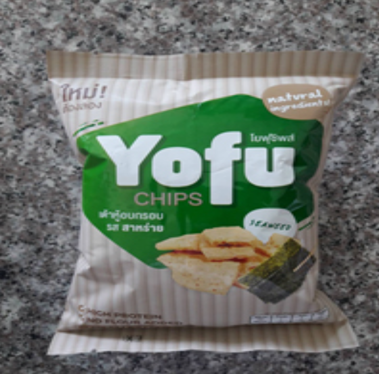 TAN07-โยฟุชิพส์ เต้าหู้อบกรอบ รสสาหร่าย YOFU CHIPS.