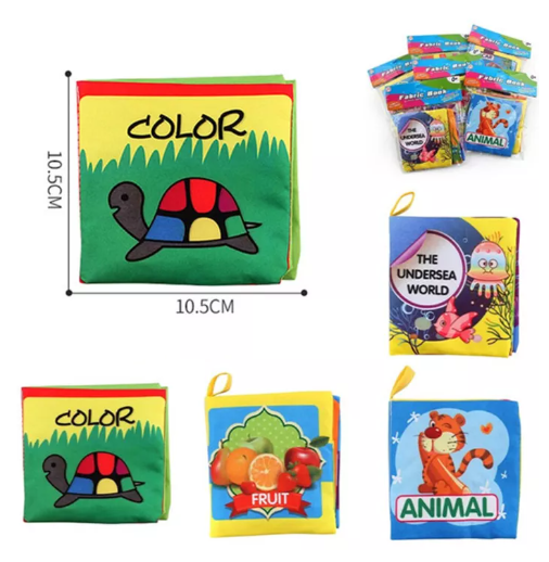 GO40-หนังสือผ้าการศึกษาปฐมวัย หนังสือผ้าเล่มเล็ก -- หนังสือผ้าสำหรับเด็ก หนังสือผ้าเสริมพัฒนาการสำหรับเด็ก