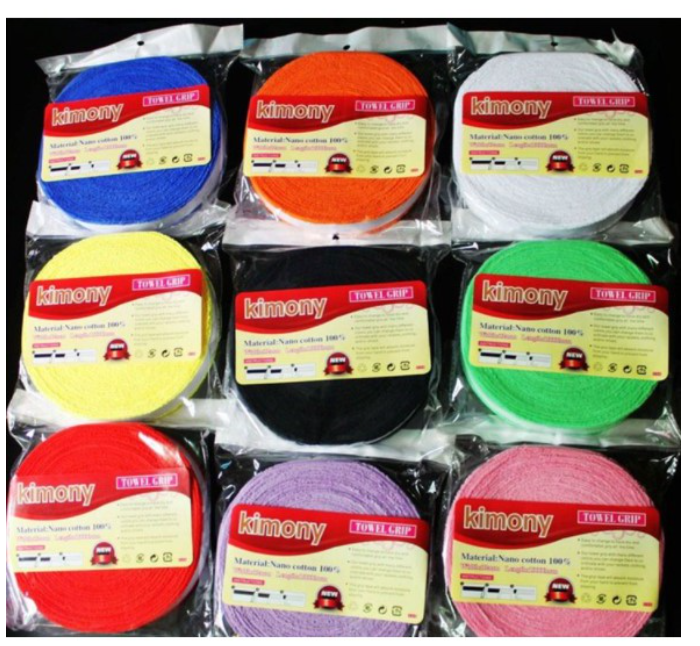 ก42#กริปพันด้าน ผ้านาโน ยี่ห้อ Kimony ม้วน10เมตร