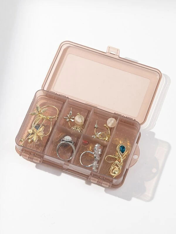 กล่องเก็บเครื่องประดับ โปร่งใส 1 ชิ้น i-49