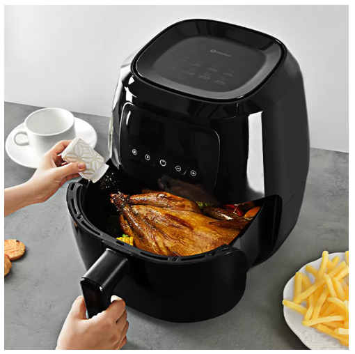 KIT21-Simplus Air Fryer หม้อทอดไฟฟ้า หม้อทอด ไร้น้ำมัน ราคาถูกที่สุด สินค้าขายดี ความจุขนาดใหญ่ 5.5ลิตร KQZG008 รับประกัน 1 ปี