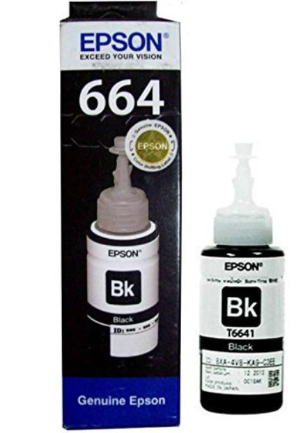 DA77-EPSON 664 BLACK T664100 INK BLACK ORIGINAL