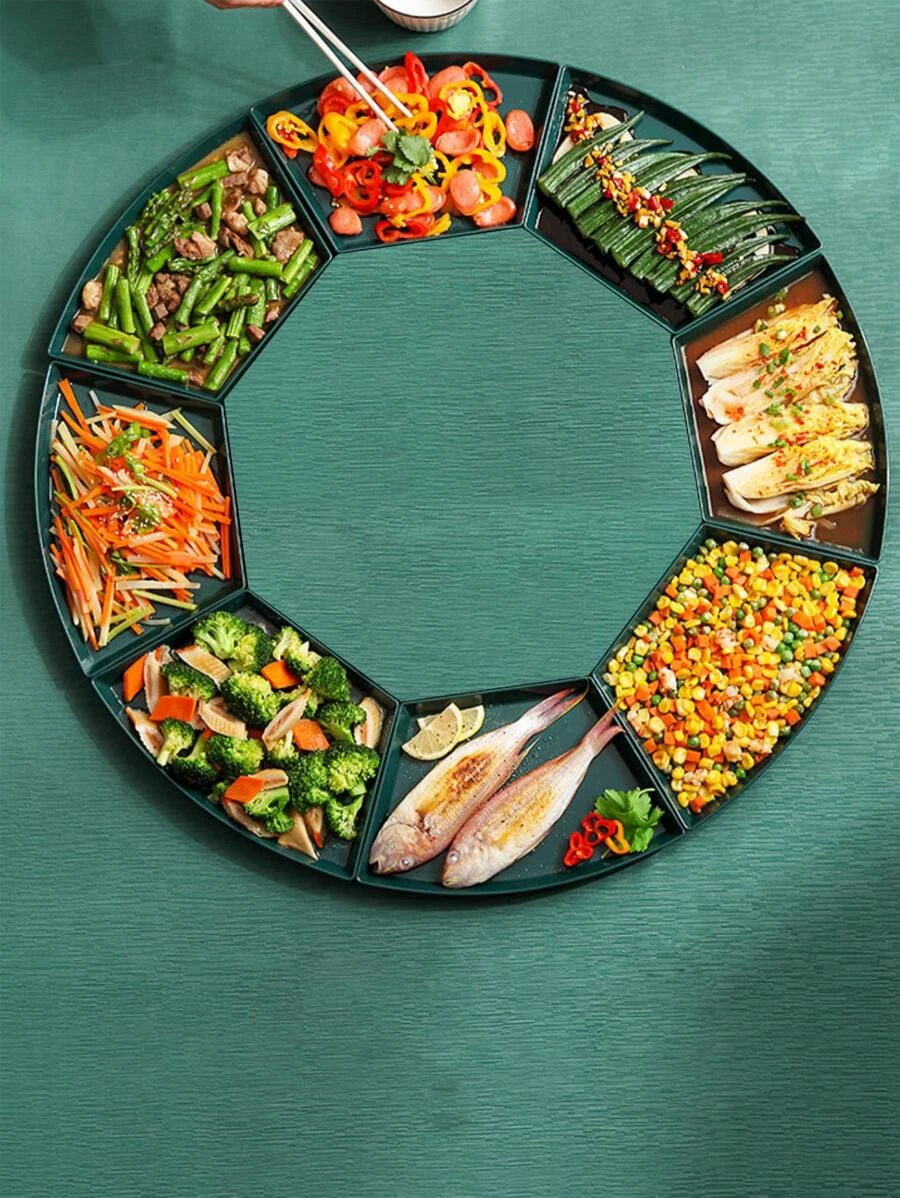 จาน สีพื้น 8 ชิ้น ff-12