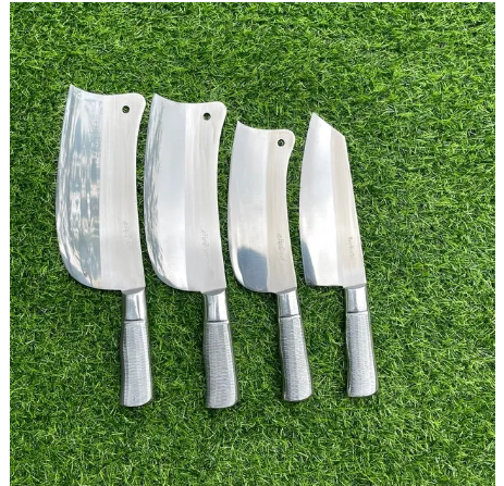 D43-มีดทำครัว มีดปังตอ มีดปังตอสแตนเลสเกรดพรีเมียม มีดอีโต้ เนื้อหนา แข็งแรง ทนทาน