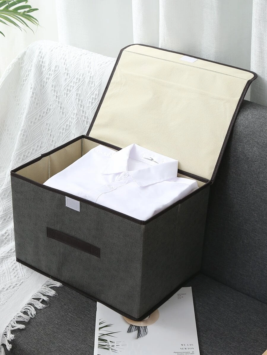 กล่องเก็บเสื้อผ้า พับได้ กล่องเก็บของ กันฝุ่น แบบไม่ทอ กล่องเก็บของอเนกประสงค์ 1 ชิ้น  gg-11