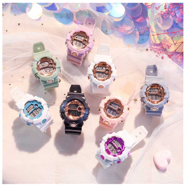 EW68-ส่งจากไทย นาฬิกาข้อมือดิจิตอลผู้ชายและผู้หญิง นาฬิกาแฟชั่น รุ่น AO01 กันน้ำ ของแท้100% นาฬิกาเด็ก มีเก็บเงินปลายทาง