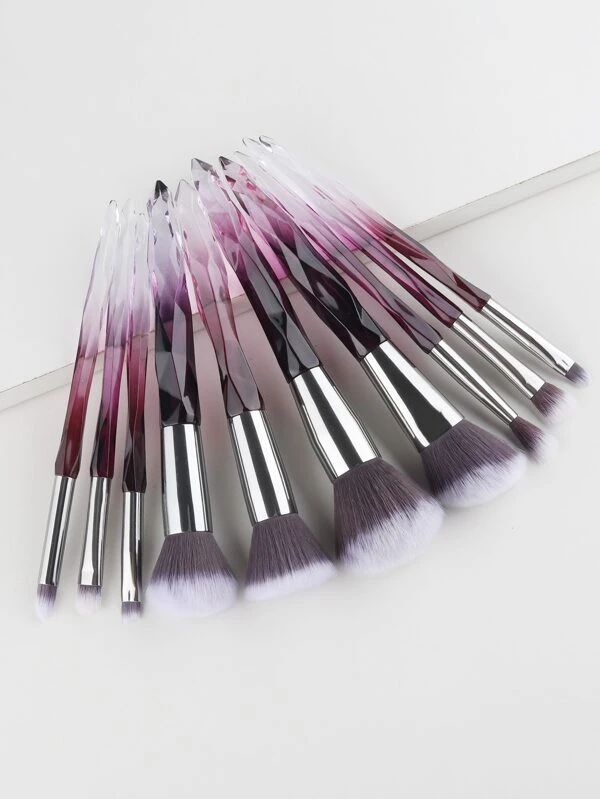 ชุดแปรงแต่งหน้า 10 ด้ามไล่ระดับ e-56