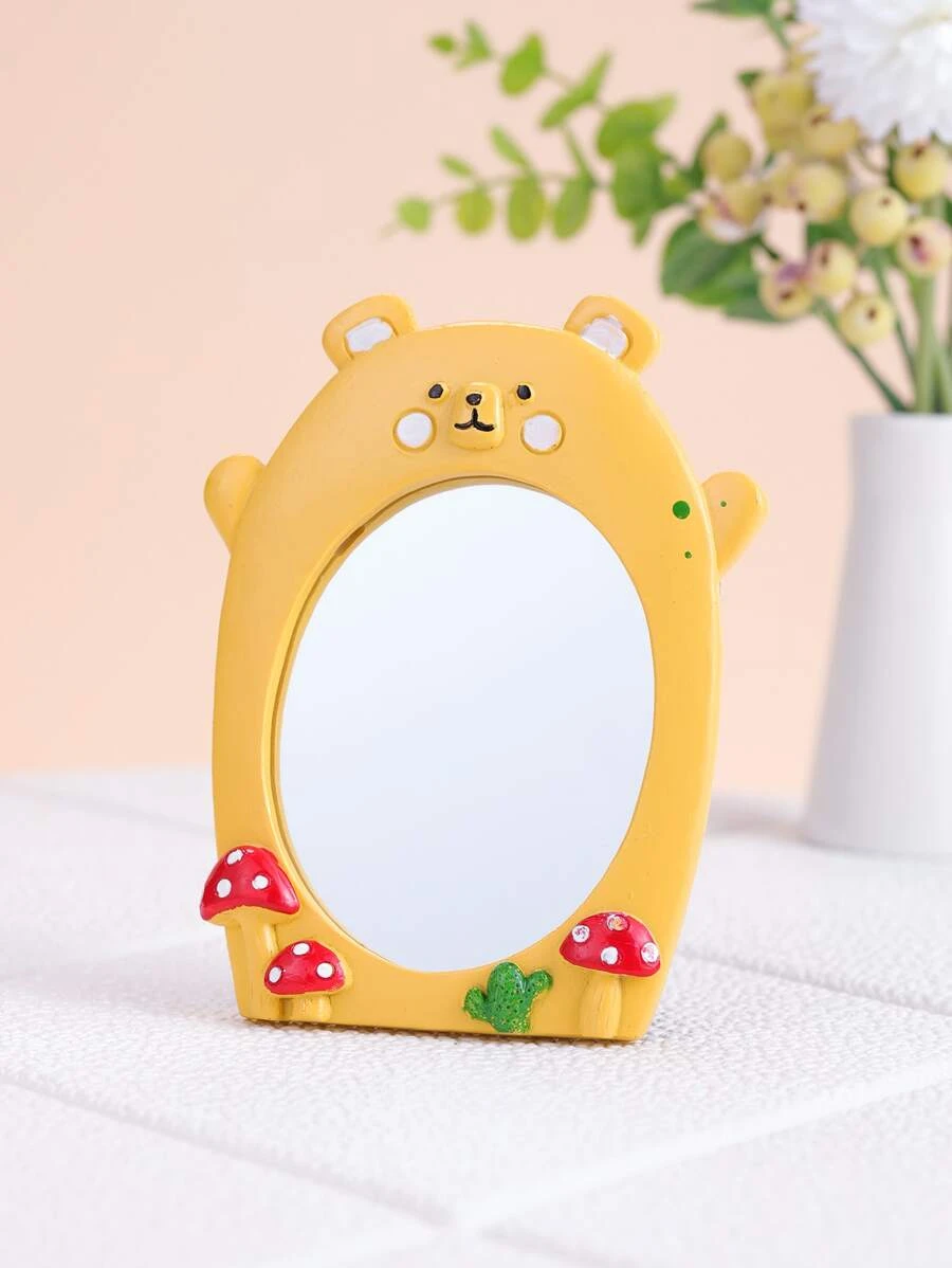 กระจกเงา การออกแบบ การ์ตูนหมี 1 ชิ้น  k-36