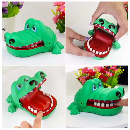 N95-ของเล่นกัดนิ้ว เกมฟันจระเข้ เกมทันตแพทย์จระเข้สำหรับเด็ก เกมจระเข้กัดนิ้วแสนสนุก