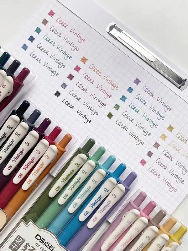 ปากกาเจล สีสุ่ม 1 ชิ้น s-81