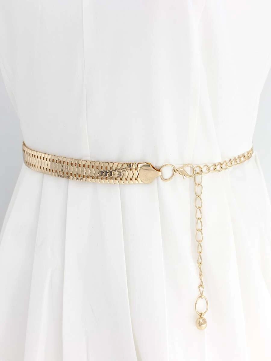 เข็มขัดโซ่ มินิมอล   l-051