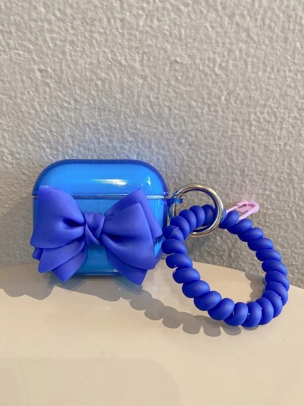 เคส เหมาะกับ Airpods ตกแต่ง โบว์ 3D e-68