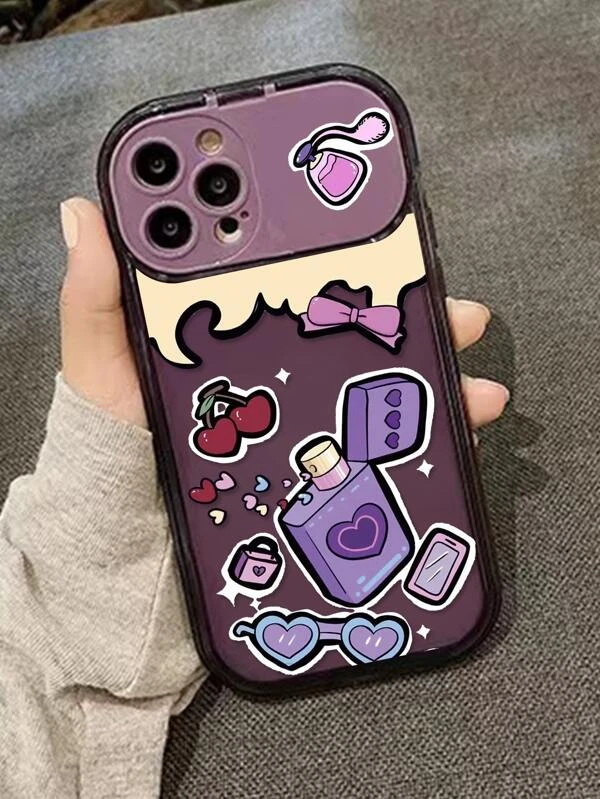 เคสโทรศัพท์ กันการหล่น กระจกพลิก ภาพ การ์ตูน c-70