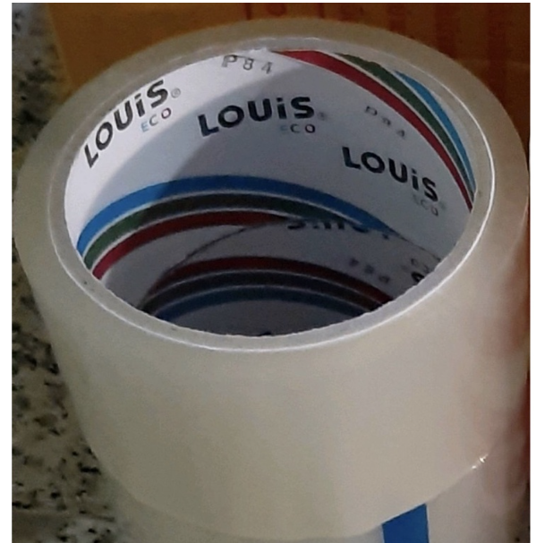 MW197-Louis หลุยส์ แท้ 100% เทปใส เทปกาวใส กว้าง 2นิ้ว ยาว 45 หลา