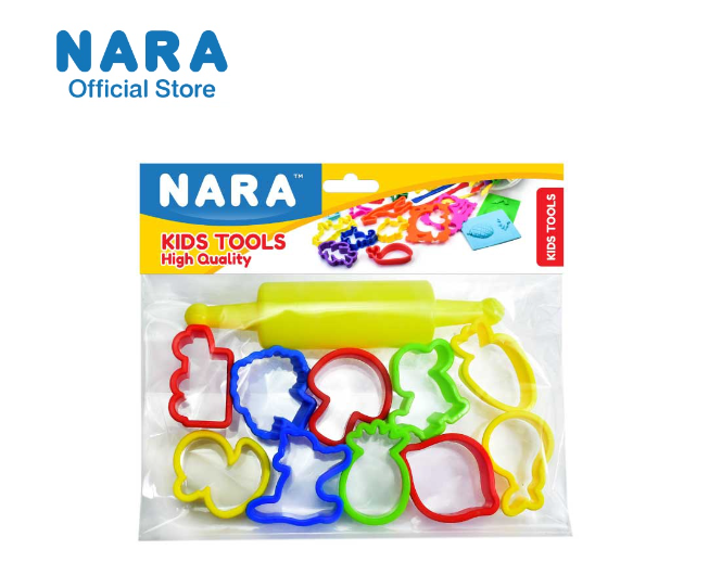 TOY76-NARA Kids Tools แม่พิมพ์พลาสติก สำหรับดินน้ำมัน ดินเบา แป้งโดว์ โฟมปั้น ดินปั้นทุกชนิด (เลือกชุด)