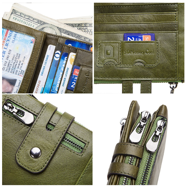 HU06-KAVIS 100% Cowhide หนังกระเป๋าสตางค์ผู้หญิงกระเป๋าสตางค์หญิงกระเป๋าสตางค์หญิงผลงาน P Ortomonee กระเป๋าสตางค์ขนาดเล็กแฟชั่นกระเป๋าสตางค์