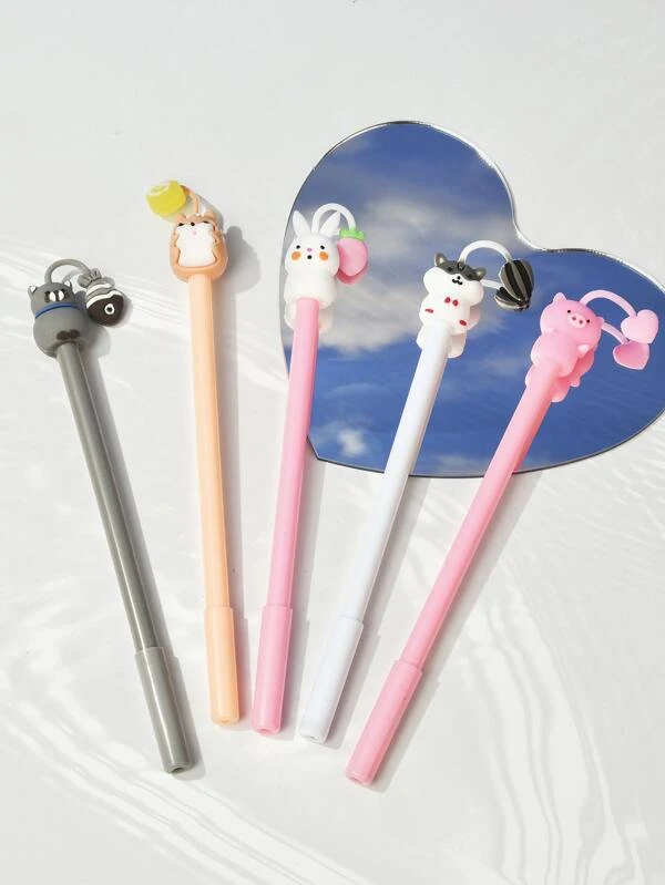 ปากกาเจล ตกแต่ง การ์ตูน สุ่ม 1 ชิ้น s-21