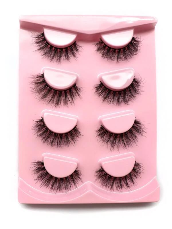 ขนตาปลอม แบบมีวอลลุ่ม แยกออกจากกัน 4 คู่ g-48