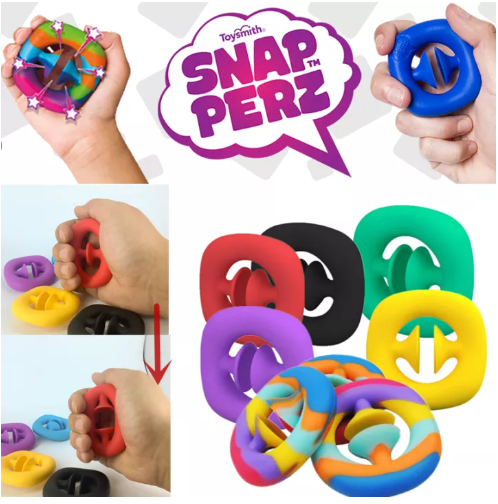 ONE14-Squeeze Snap Sensory Tool Fidget Toy ยาคลายเครียดออทิสติก ของเล่นเด็ก ของเล่นบีบอัด กริ๊ป ยาคลายเครี