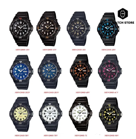 WAT06-นาฬิกา CASIO STANDARD รุ่น MRW-200H ของแท้ ประกันCMG รับประกันศูนย์ 1 ปี