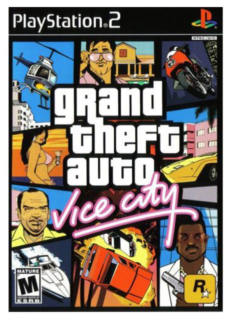 TM15-แผ่นเกมส์PS2 GTA Vice City ps2