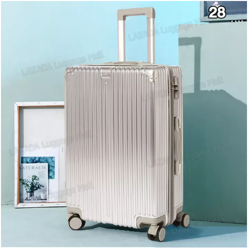 BAG16-HANK กระเป๋าเดินทาง 20 24 28นิ้ว Trolley Bag กระเป๋าเดินทางแบบชิป วัสดุ PC Ins ขายดี กระเป๋าเดินทางแฟชั่น กรณีรถเข็น กระเป๋าเดินทางล้อลาก กระเป๋าเดินทางใบเล็ก 14นิ้วกระเป๋าเดินทางล้อลาก Luggage 