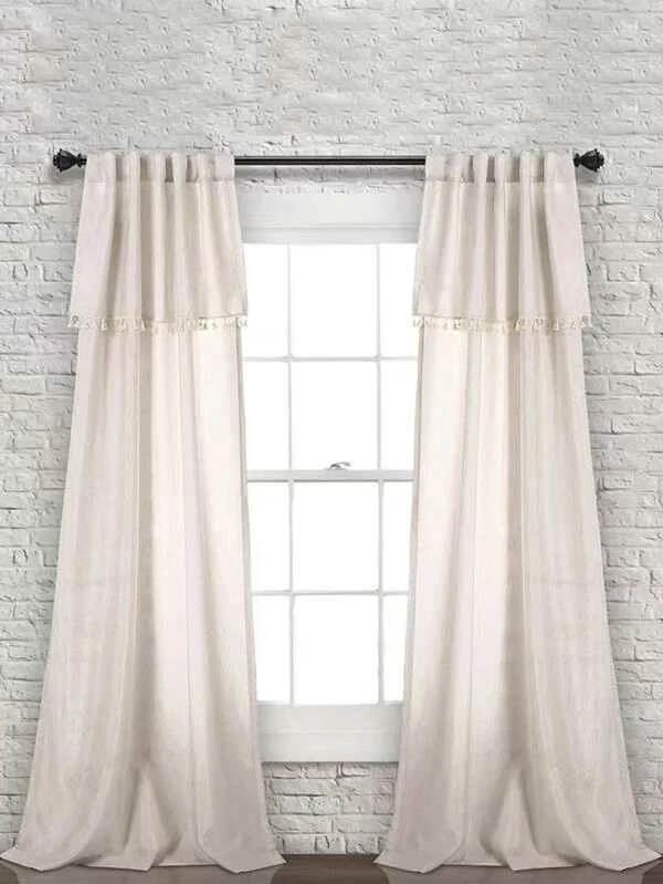 ผ้าม่าน ขอบแต่งพู่   097