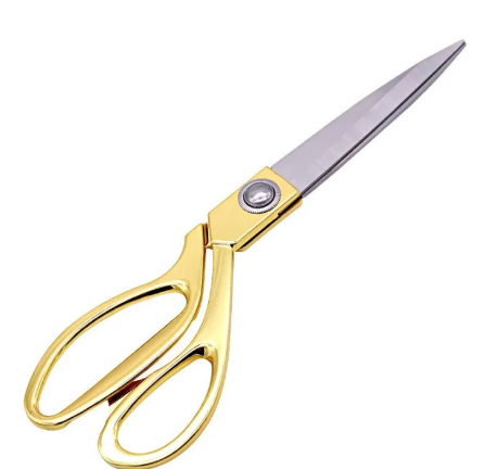 RC05-กรรไกรตัดผ้า กรรไกรช่างตัดเสื้อ กรรไกรสแตนเลส ตัดผ้าสีทอง กรรไกรอเนกประสงค์