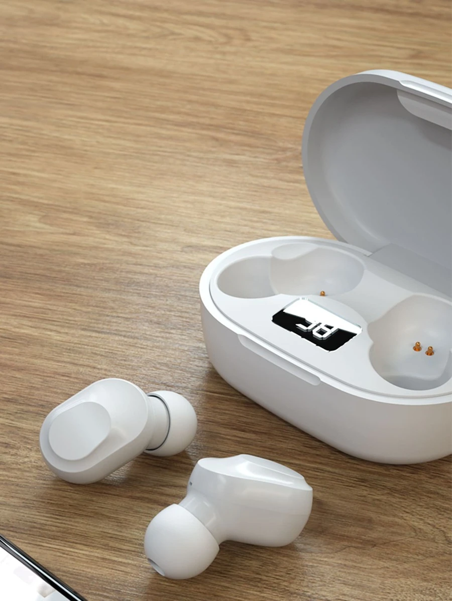 lenovo หูฟังไร้สาย จอแสดงผล ดิจิตอล 1 ชิ้น เหมาะกับ Bluetooth   dd-40