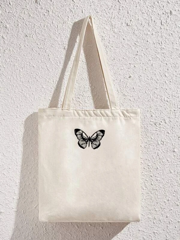 กระเป๋านักช้อปลายผีเสื้อ n-24