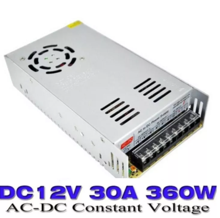 GE85-Switching Power Supply สวิตชิ่ง พาวเวอร์ ซัพพลาย 12V 30A 360W หม้อแปลงไฟฟ้าเอนกประสงค์ สำหรับกล้องวงจรปิด และไฟ LED ไม่ต้องใช้อแดปเตอร์