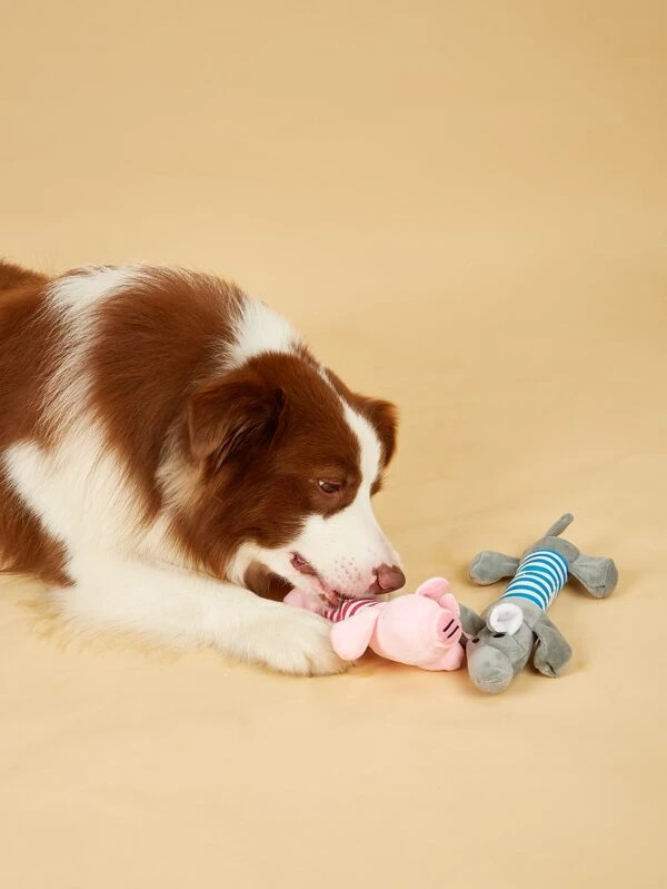 ของเล่นสำหรับสัตว์ มีเสียง สัตว์ 1 ชิ้น ม-21