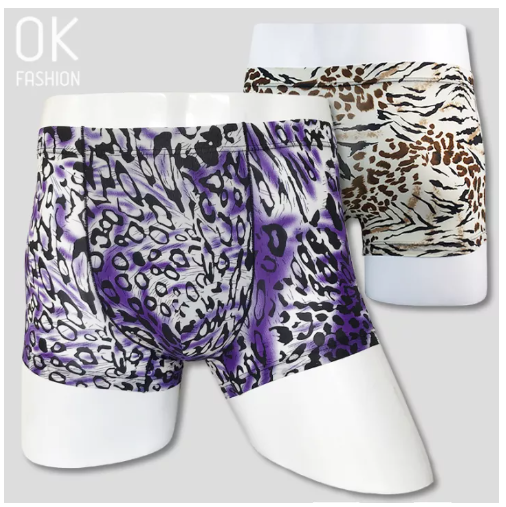 MH73-กางเกงบ๊อกเซอร์ ลายเสือ กางเกงในลายเสื้อ บ๊อกเซอร์ผู้ชาย ชั้นในชาย Boxer ผ้านิ่มสวมใส่สบาย ระบายความร้อนได้ดี บ๊อกเซอร์ชาย
