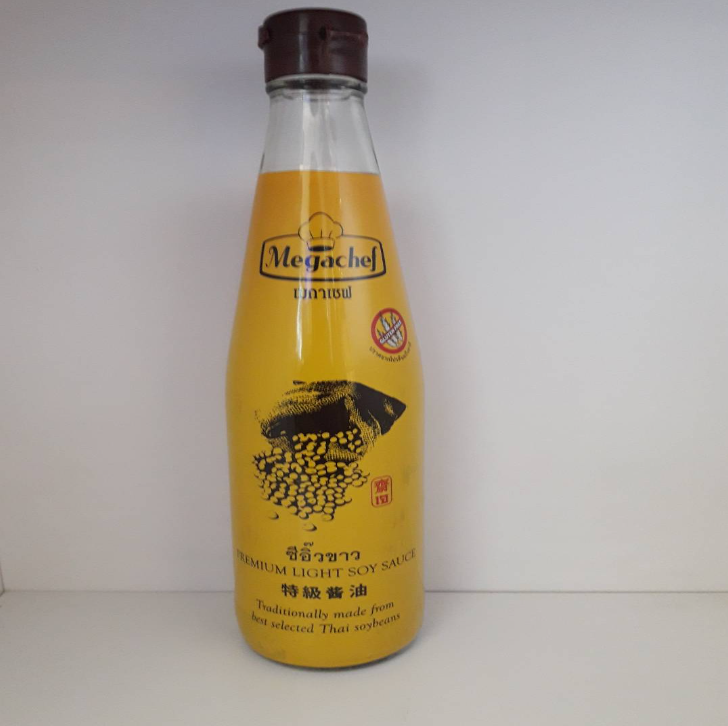TAN81-ซีอิ๊วขาว เมกาเชฟ Premium Light Soy Sauce.Megachef