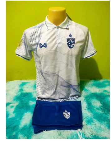 FJ49-ชุดกีฬาทีม ชาติไทย ชุดกีฬาฟุตบอล (เสื้อพร้อมกางเกง)