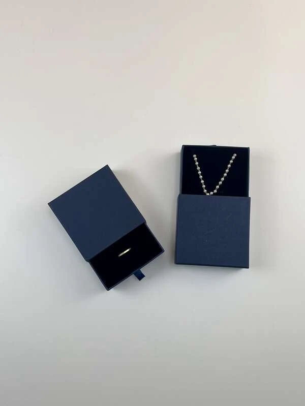 กล่องเก็บเครื่องประดับ สีพื้น 1 ชิ้น i-66