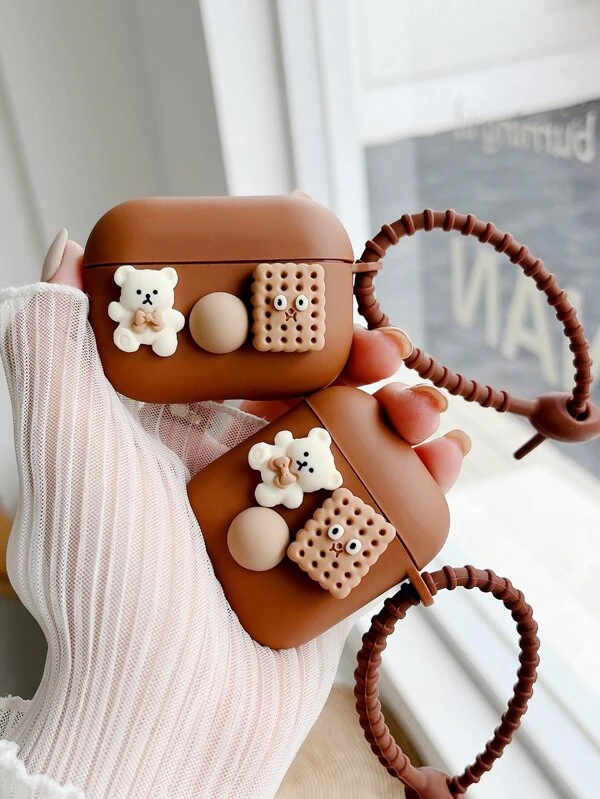 เคส เหมาะกับ Airpods ตกแต่ง การ์ตูน e-3