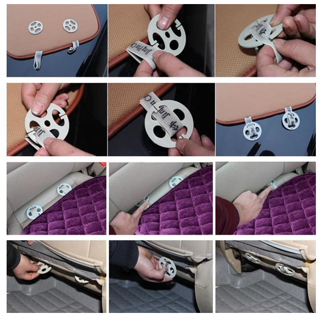 GX32-ZD02 Car Cushion สบายๆรถเบาะด้านหน้าระบายอากาศและป้องกันการลื่นเบาะรถยนต์