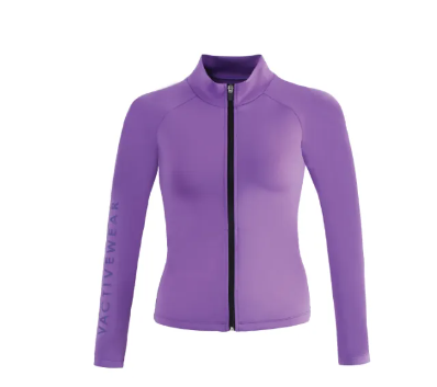VA48-SS2023 PURPLE UV JACKET เสื้อแขนยาว สีม่วง ใส่ว่ายน้ำ มีฟองน้ำในตัวผ้าหนา กัน UV UPF 50+