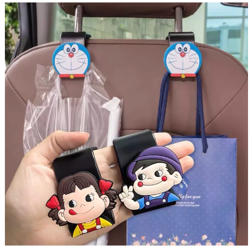 JN89-HUAFA ตะขอแขวนของในรถ เบาะหลัง ลายการ์ตูน อุปกรณ์เสริมในรถ car hook