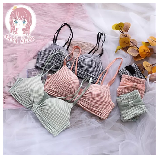 BRA37 เสื้อชั้นใน​ มีฟองดันทรงในตัว ผ้านุ่ม ไร้โครง เสื้อในน่ารักใส่สบาย E20