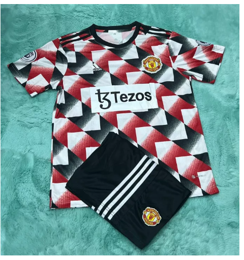 Z27-ชุดบอล ทีมแมนยู ชุดซอม ปี2022/23 แขนสั้น คอกลม ครบชุด เสื้อพร้อมกางเกง มีครบไซส์ ใหม่ล่าสุด