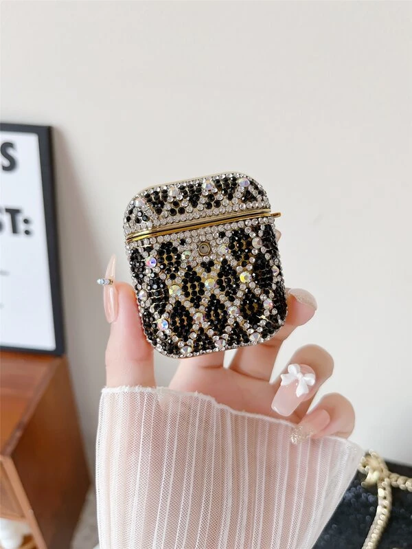 เคส เหมาะกับ Airpods ตกแต่ง พลอยเทียม e-34